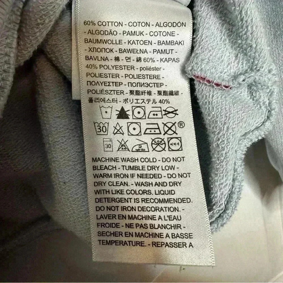 Levi’s Hoodie Light Blue &  Green Size Medium - Picture 8 of 16